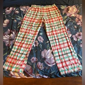 SO women’s medium plaid pajama pants. Size medium short.